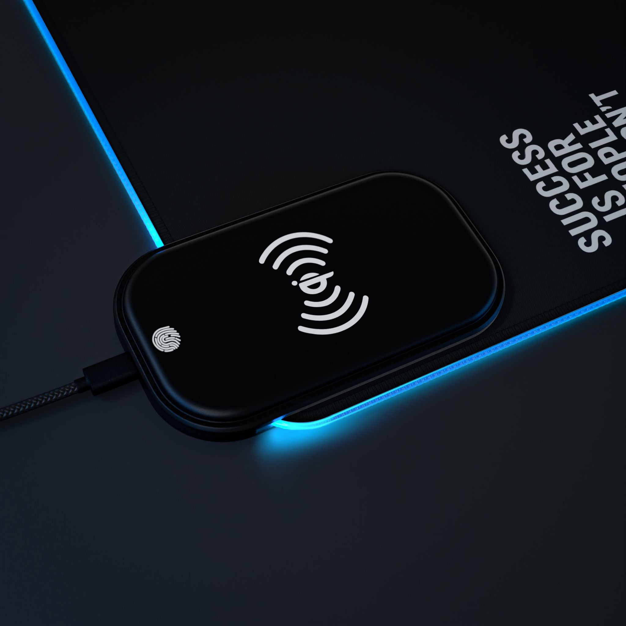 LED Gaming Mouse Pad - Motivation Meets Technology | Perfect Gift for Gamers | Desk Accessories, Work-from-Home Essentials, Game Room Decor