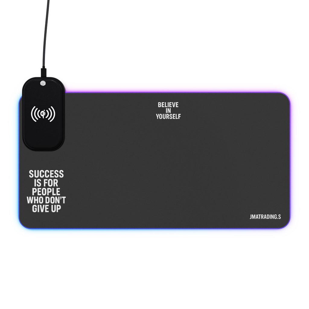 LED Gaming Mouse Pad - Motivation Meets Technology | Perfect Gift for Gamers | Desk Accessories, Work-from-Home Essentials, Game Room Decor
