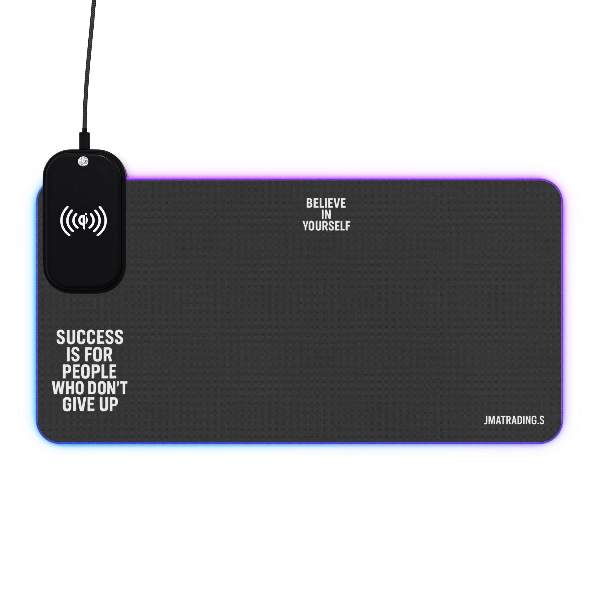 LED Gaming Mouse Pad - Motivation Meets Technology | Perfect Gift for Gamers | Desk Accessories, Work-from-Home Essentials, Game Room Decor