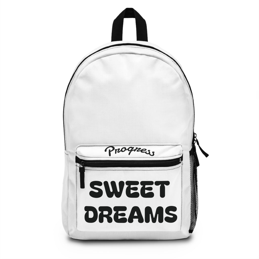 Sweet Dreams Backpack, Stylish School Bag, Travel Backpack, Gifts for Dreamers, Casual Daypack, Motivational Tote