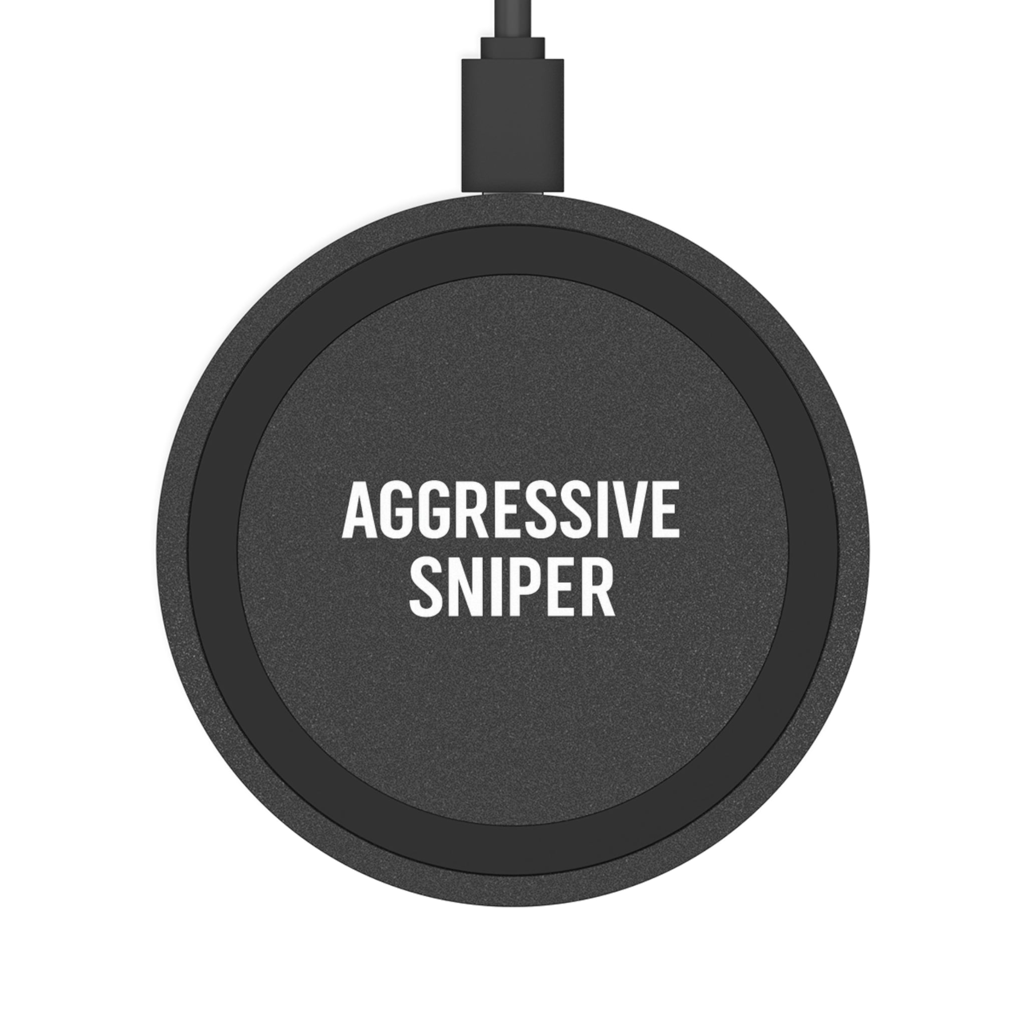 Aggressive Sniper Wireless Charging Pad, Gamer Accessories, Tech Gifts, Desk Organization, Unique Charging Station, Perfect for Holidays